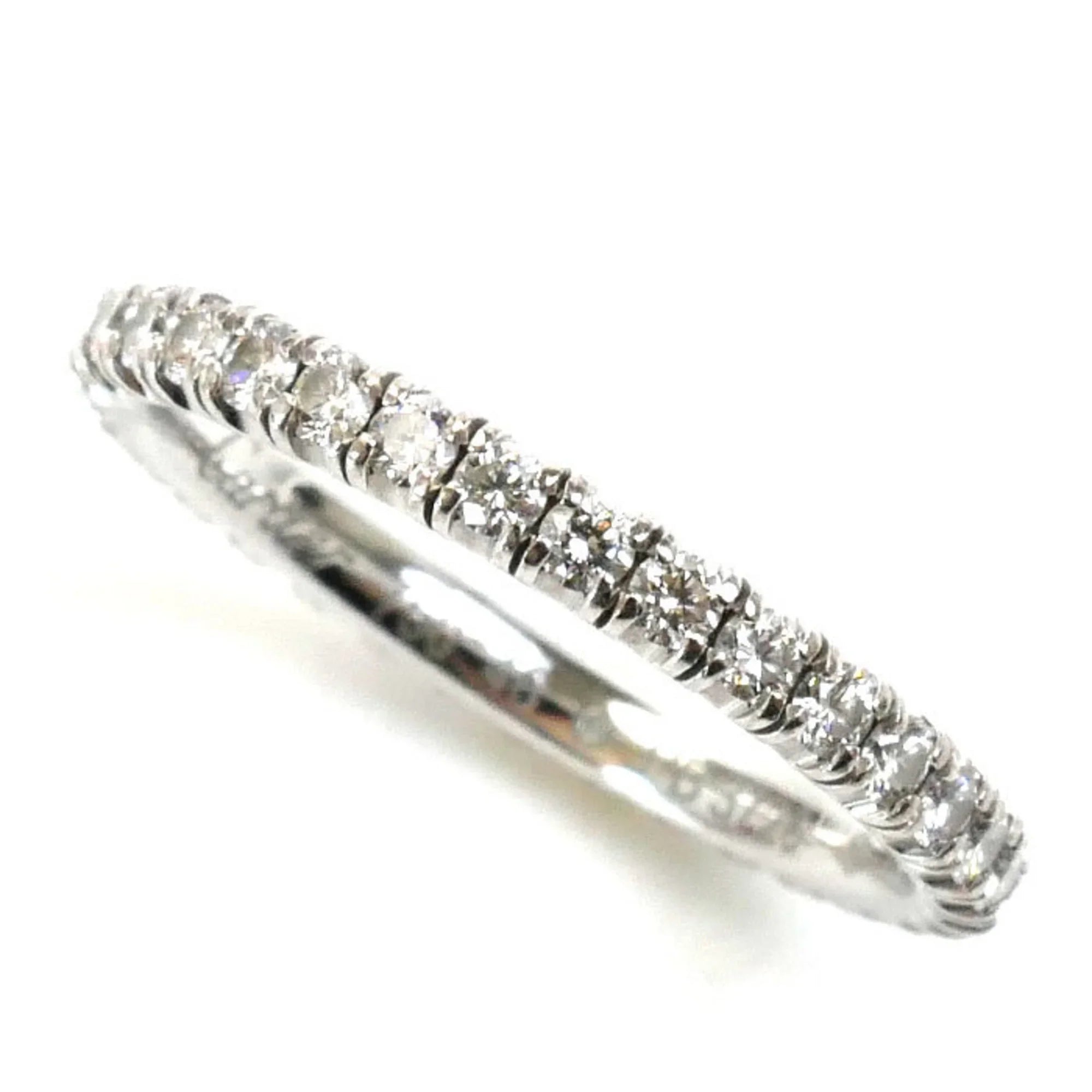 46 CARTIER Gold 1.6g Eternity Women's Etincelle Cartier 6 Ring Full de Pre-Owned (Good) Size White B4077946 K18WG