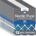 Pack 14x25x1 MERV Filters 12 (13_1/2x24_1/2) Air 7 Pleated