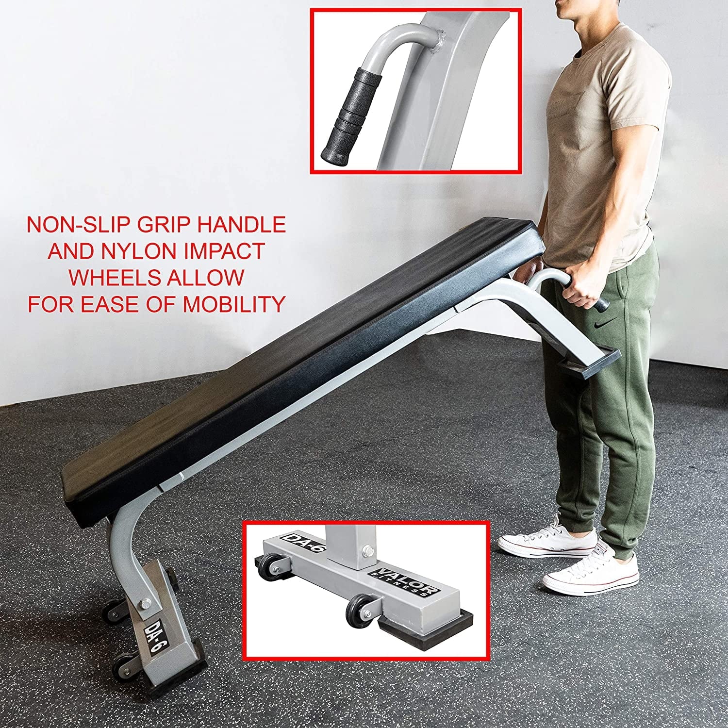 Padding - Flat Weight Steel Density Gym Workout Frame For With Benches Bench Solid Great Home Or - Bench Flat And High