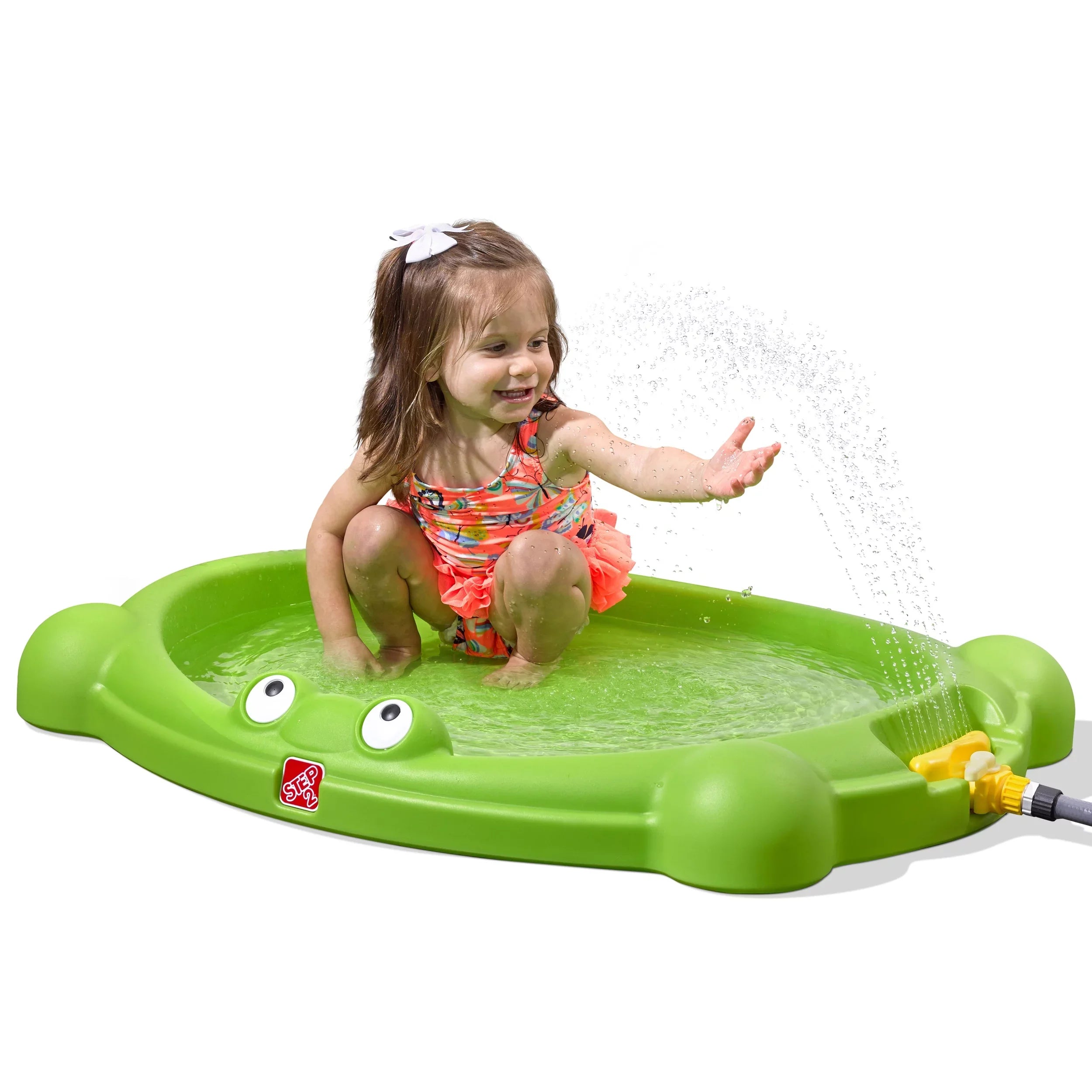Toddlers for Plastic Pad Water Splash Step2 Green Playset Waterbug Outdoor