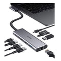 C 4K Display USB AUKEY Dual with Triple Pro MacBook 9-in-2, Hub (CB-C81)
