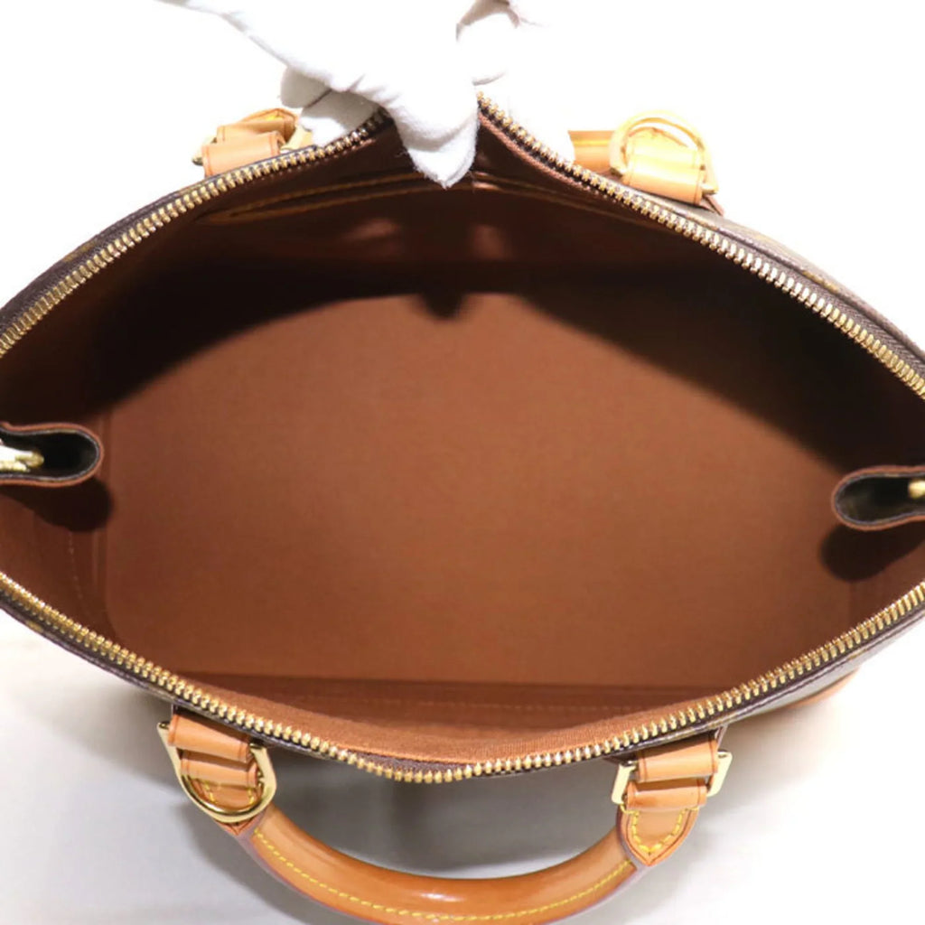 LOUIS Women's Monogram (Good) M51130 Pre-Owned BA0030 Alma Brown VUITTON Handbag