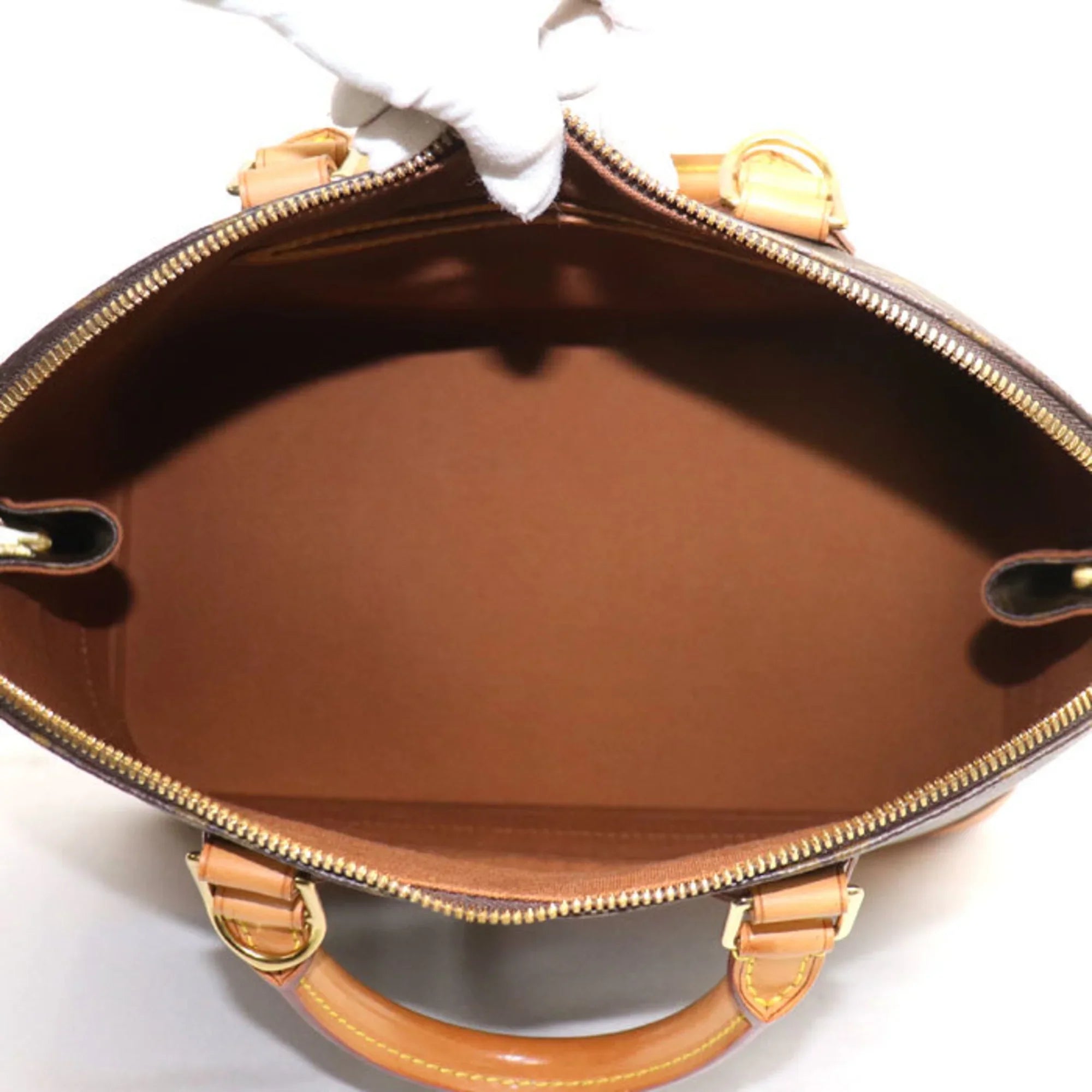 LOUIS Women's Monogram (Good) M51130 Pre-Owned BA0030 Alma Brown VUITTON Handbag