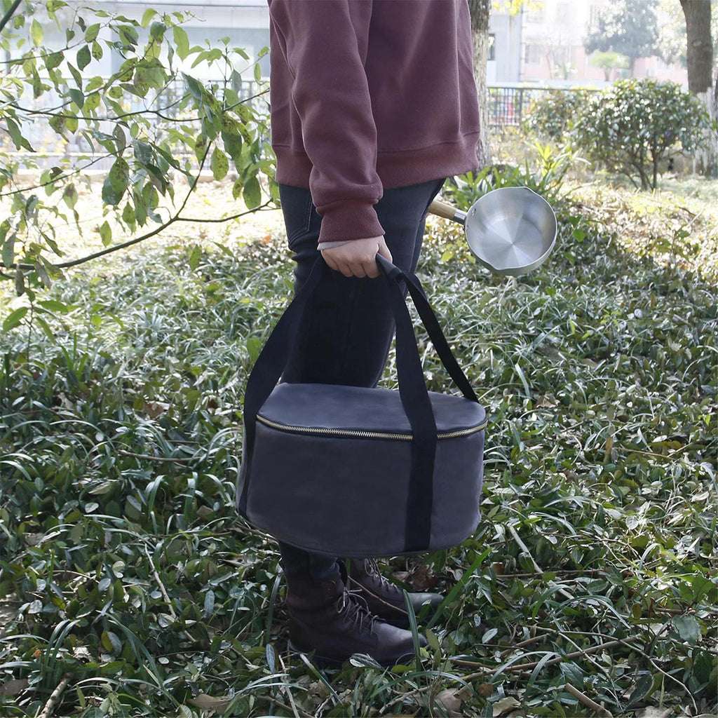 Multipurpose Bag Accessories BBQ ,Outdoor Dutch Oven ,Fishing Bag Camping - for Handbag Gray Container Cookware 12" Carry Durable Storage Activities