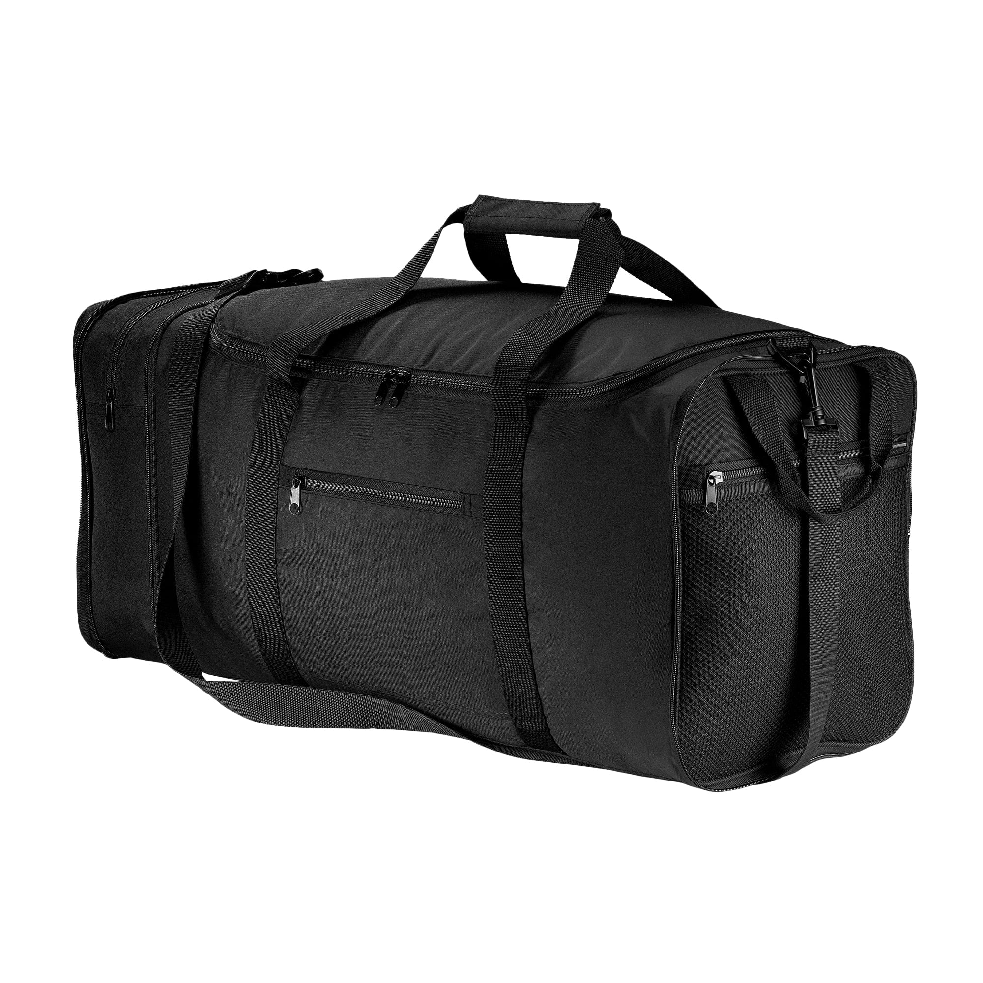 Unisex Black Rooster Packable Duffel Polyester Yellow Travel