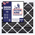 A/C Filter MADE HVAC | 25 | Furnace King | Carbon Pleated Air Size: x 4-PACK Filter 24 IN .75" Actual USA Filters MERV 8 x 24x25x1 |