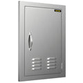 for Stainless Island Vertical Vents inch with Storage 17x24 Access Door Single Steel Door BBQ
