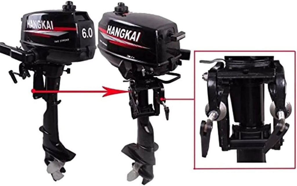CDI Tiller Fishing 6 Outboard System Marine Water HP Motor MONIPA Shaft Inflatable Boat Engine Cooling 2-Stroke