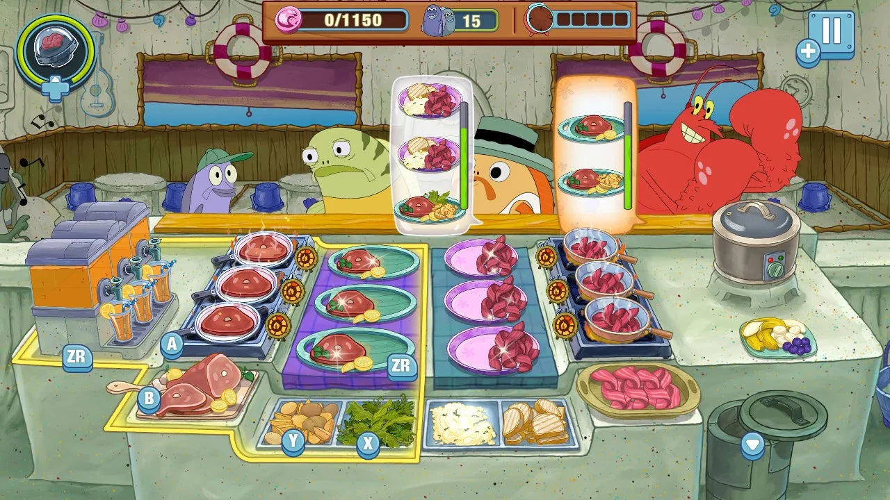 Krusty Nighthawk SpongeBob Krusty Cook-Off Edition, Switch, Interactive, Nintendo Extra 812303018978