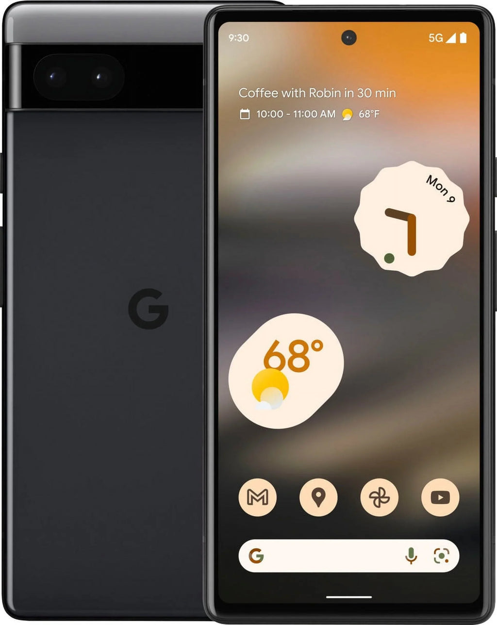 128GB Restored 6a (Fully (Refurbished) Pixel GX7AS Charcoal Unlocked) Google