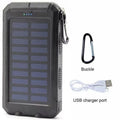 Solar Portable Cell Black. Super for Bank 10000000mAh Phone, USB Power Charger