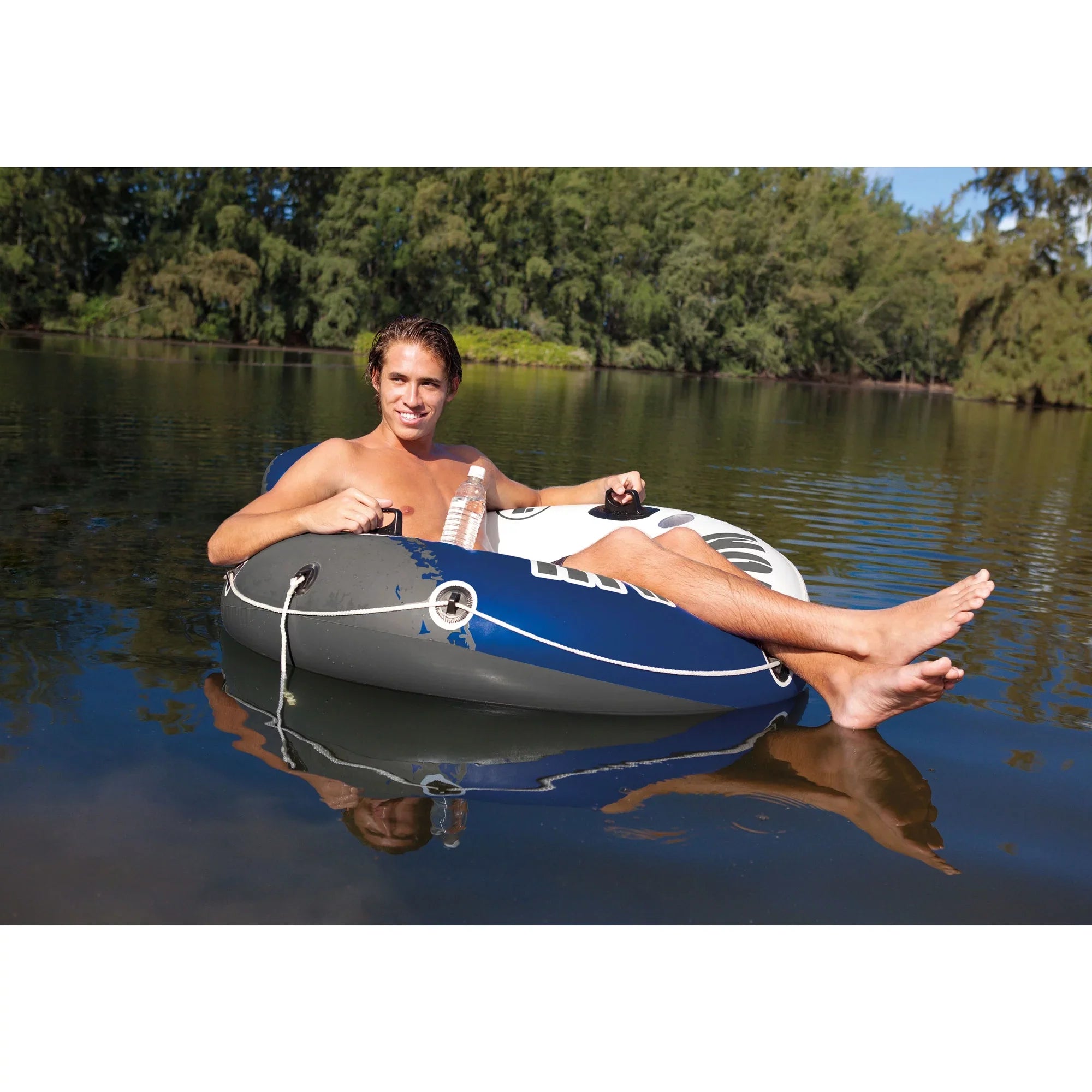 Raft Floating Inflatable (15 for Tube River Run Lake/Pool Pack) Intex 1-Person