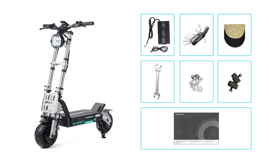 a Motor Mars Dual Teewing Scooter 6000W for Battery Performance Combines Adults 6000W High-Capacity 60V Electric 35AH With