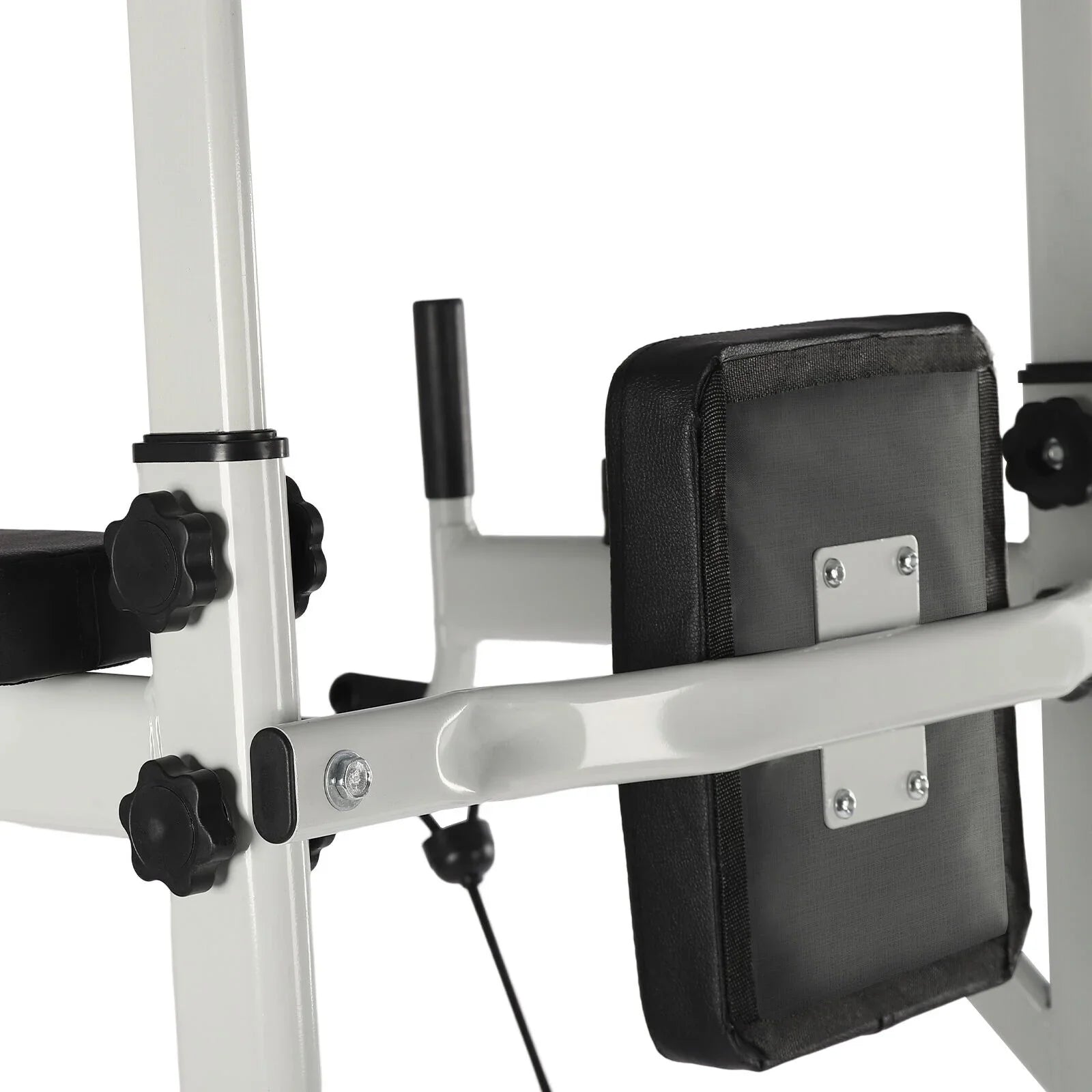Black Power Pull Gym Chin Home Push Up Tower Adjustable Power Bar Tower Station Gym Home Dip Height