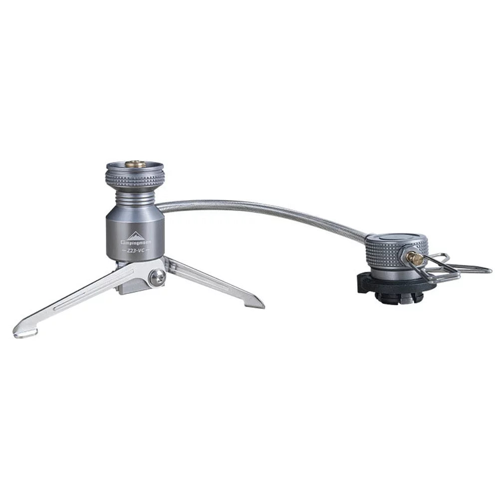 Equipment Camping Connector, Butanes for Canister CAMPINGMOON Portable Stove Cooking Tripod Adapter Camping