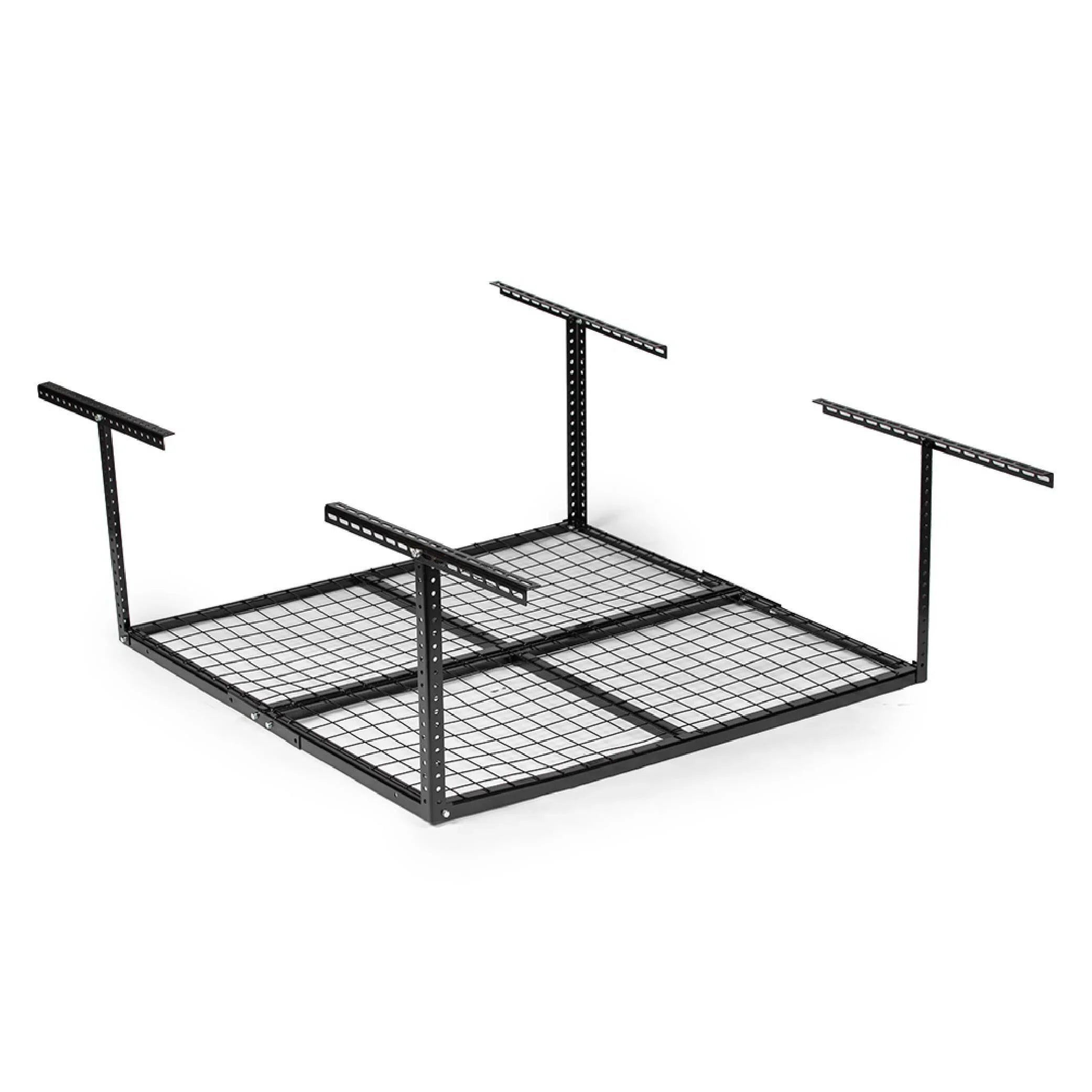 Equipment 4' Titan Capacity, Wire Storage Ceiling 20" Height, with Bins Mount Garage to 41" Overhead Loading Organization 4' x Metal Bikes Grid for Attachments Storage System, LB Adjustable 500 Rack,