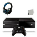 Original With Headset Gaming Black Xbox Used AXTION Console 500GB One Microsoft BOLT Bundle