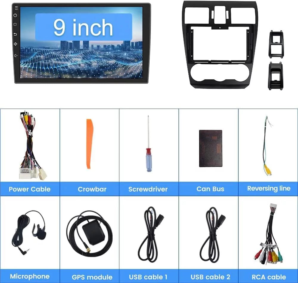 System Auto Impreza 2G WRX Apple 2014 2015 Carplay 12 32GROM Forester For Subaru 2013 Android RAM Wireless Android