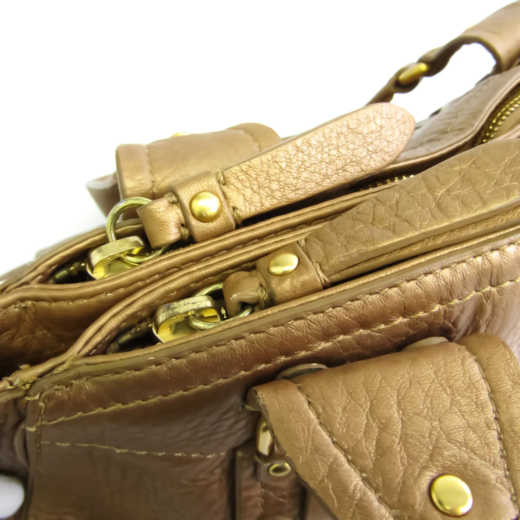 Gold (Good) Women's Leather Haan Handbag Cole Pre-Owned