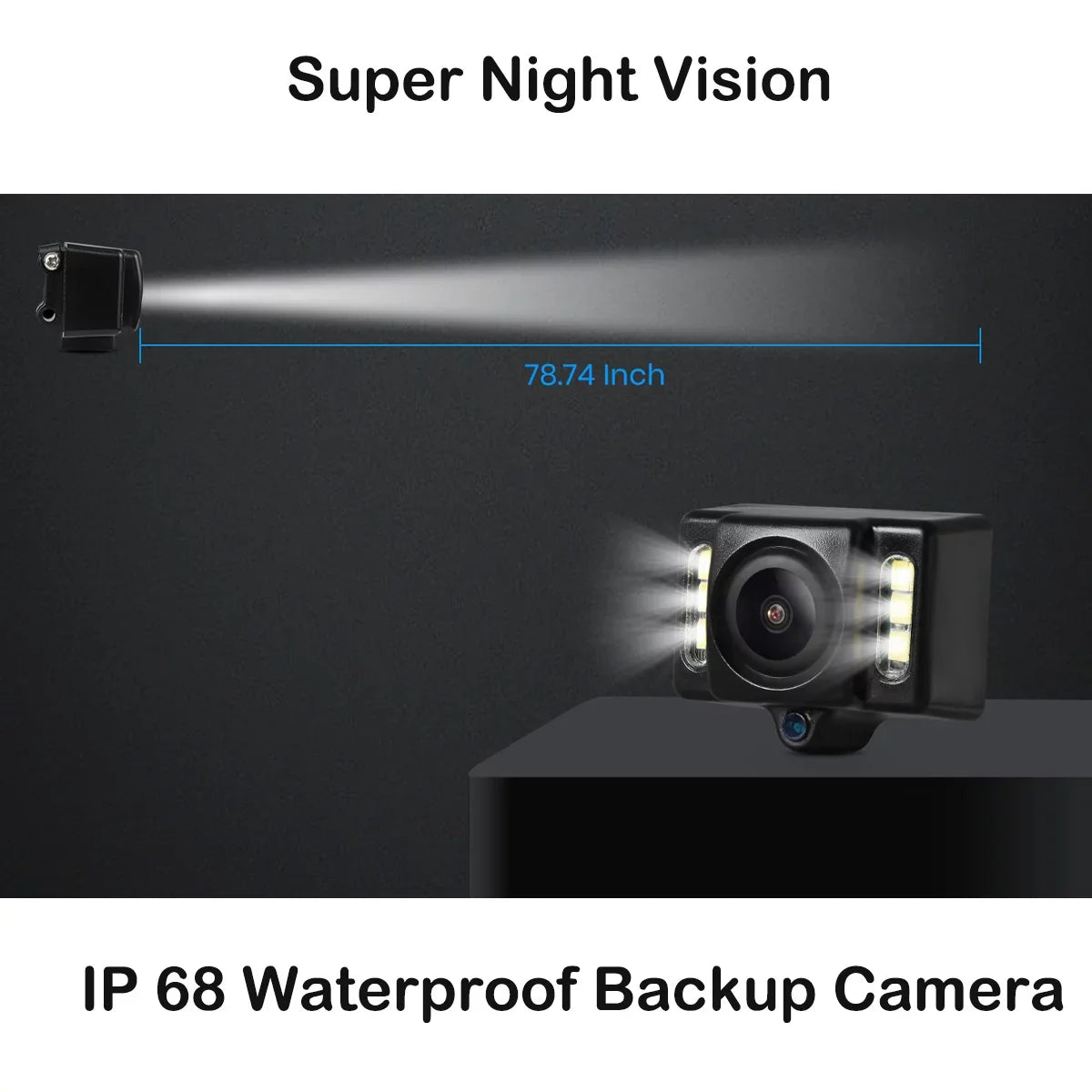 Trucks, Mirror Look Oem System for for View Camera Super Rear Camera Vehicles Car Wireless Camera Vision Backup Night Backup Auto-Vox Reversing (T1400U)