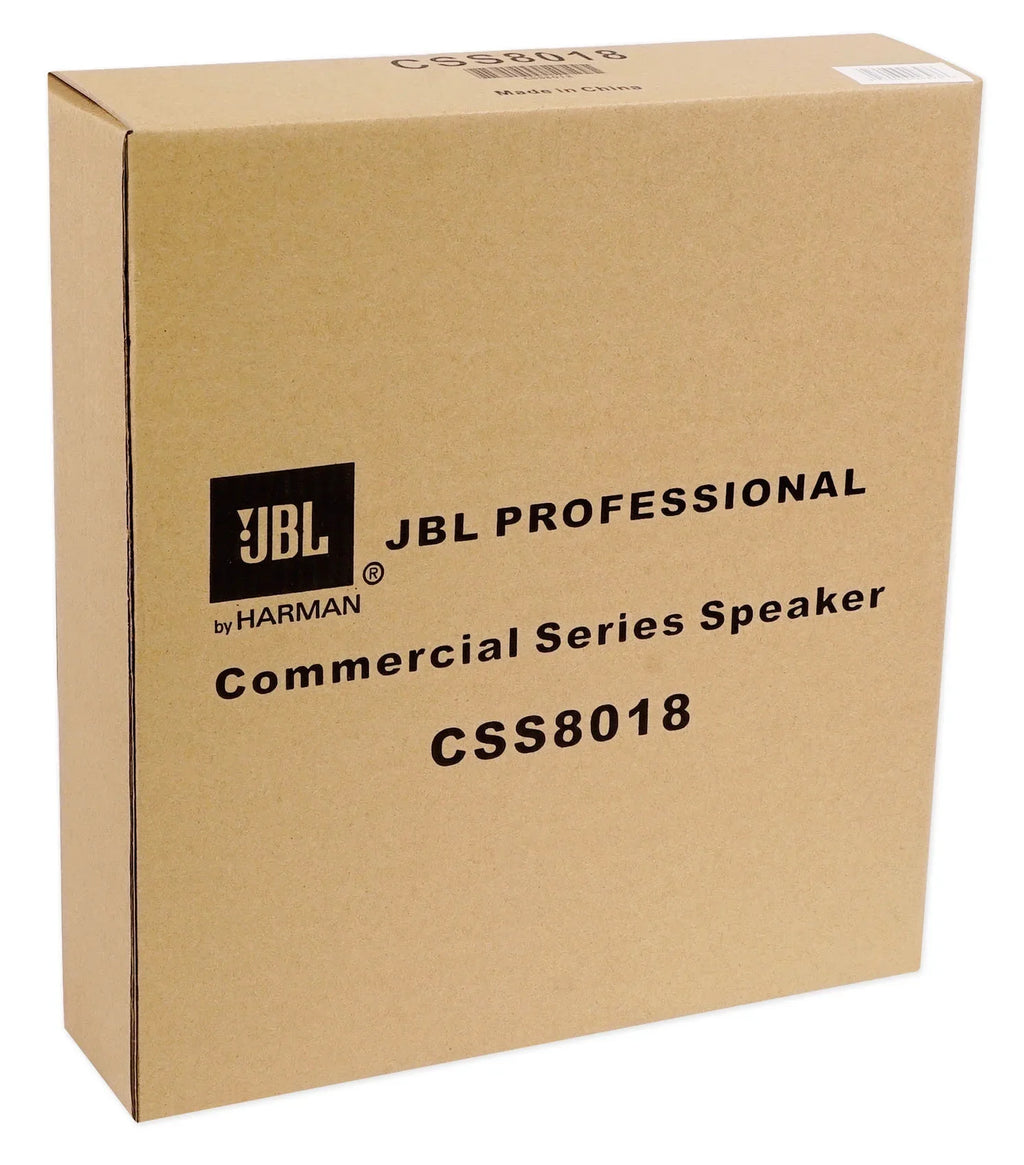 Ceiling Commercial 10 4 8" Watt Speaker 70V/100V Restaurant, Etc JBL CSS8018