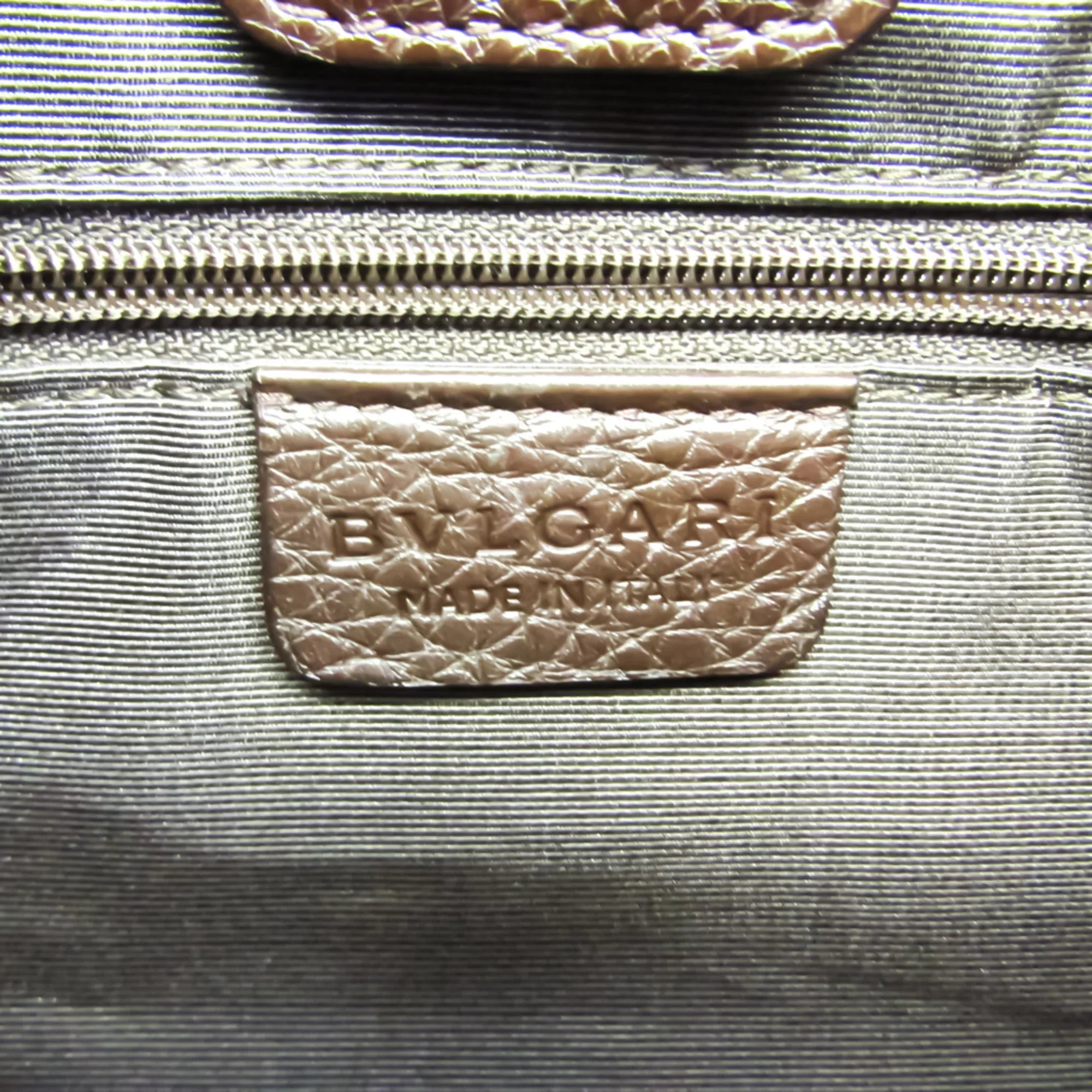 Women's Handbag,Tote Logomania Pre-Owned Bag Canvas Brown (Good) Bvlgari