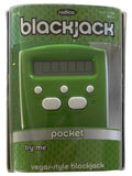 Handheld Radica Blackjack Jack Electronic Game Black Sized Pocket