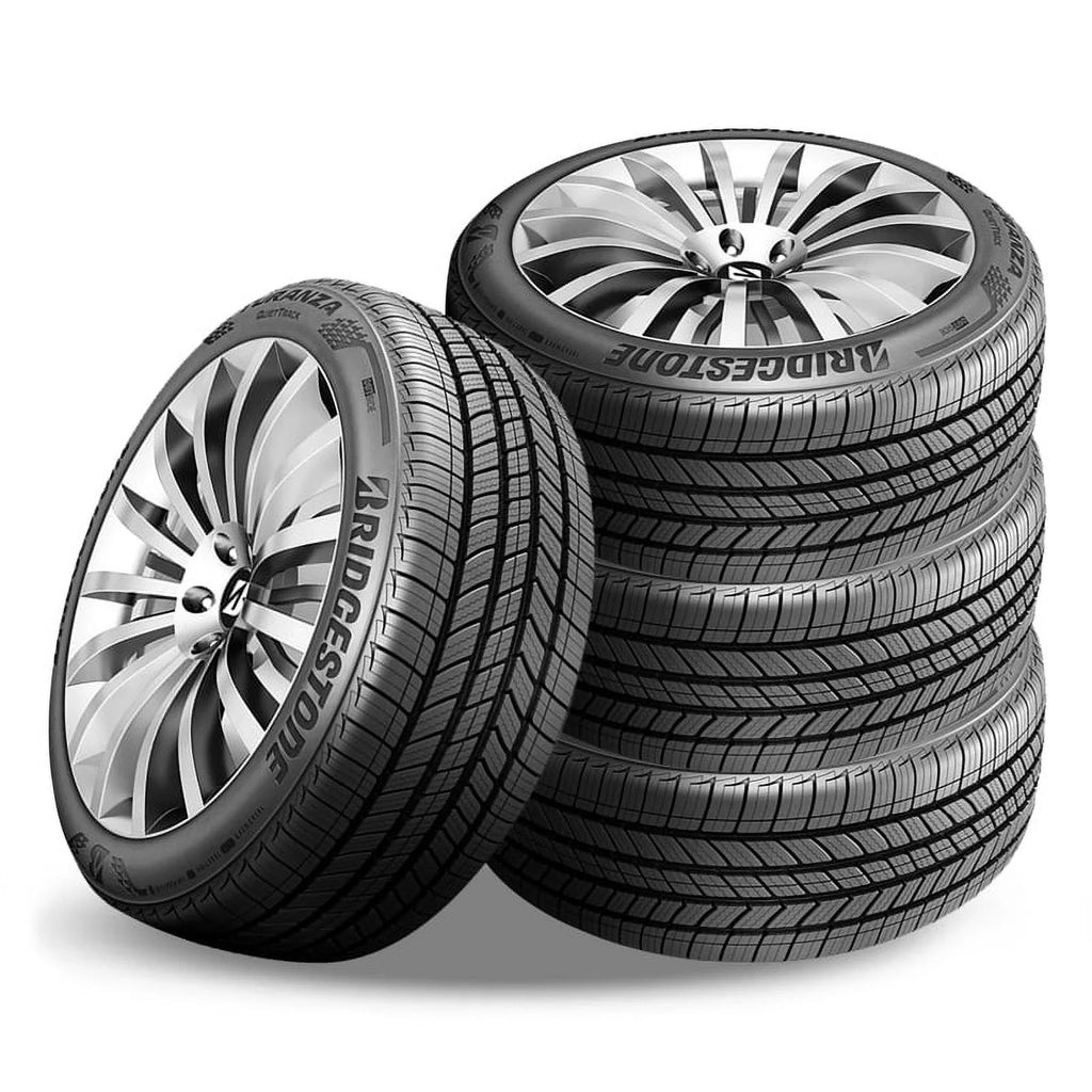 BR000064 91H QuietTrack / 195/65/15 80K 195/65R15 / 4 Tires 1956515 800AA Warranty Turanza Bridgestone Mileage