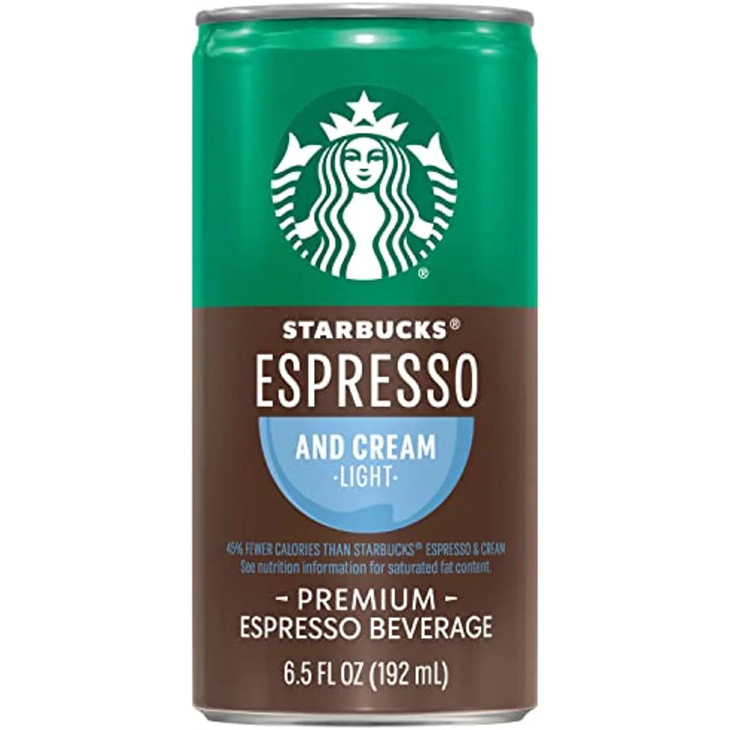 Espresso 6.5Oz To (Packaging (12 Ready May Drink Cream Coffee, Cans Light, & Starbucks Vary) Pack)