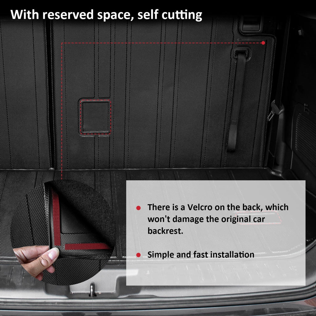 Toyota Trunk Mats Liner Backrest Highlander 2020-2024 Mat Car Cargo Highlander Fit Accessories with