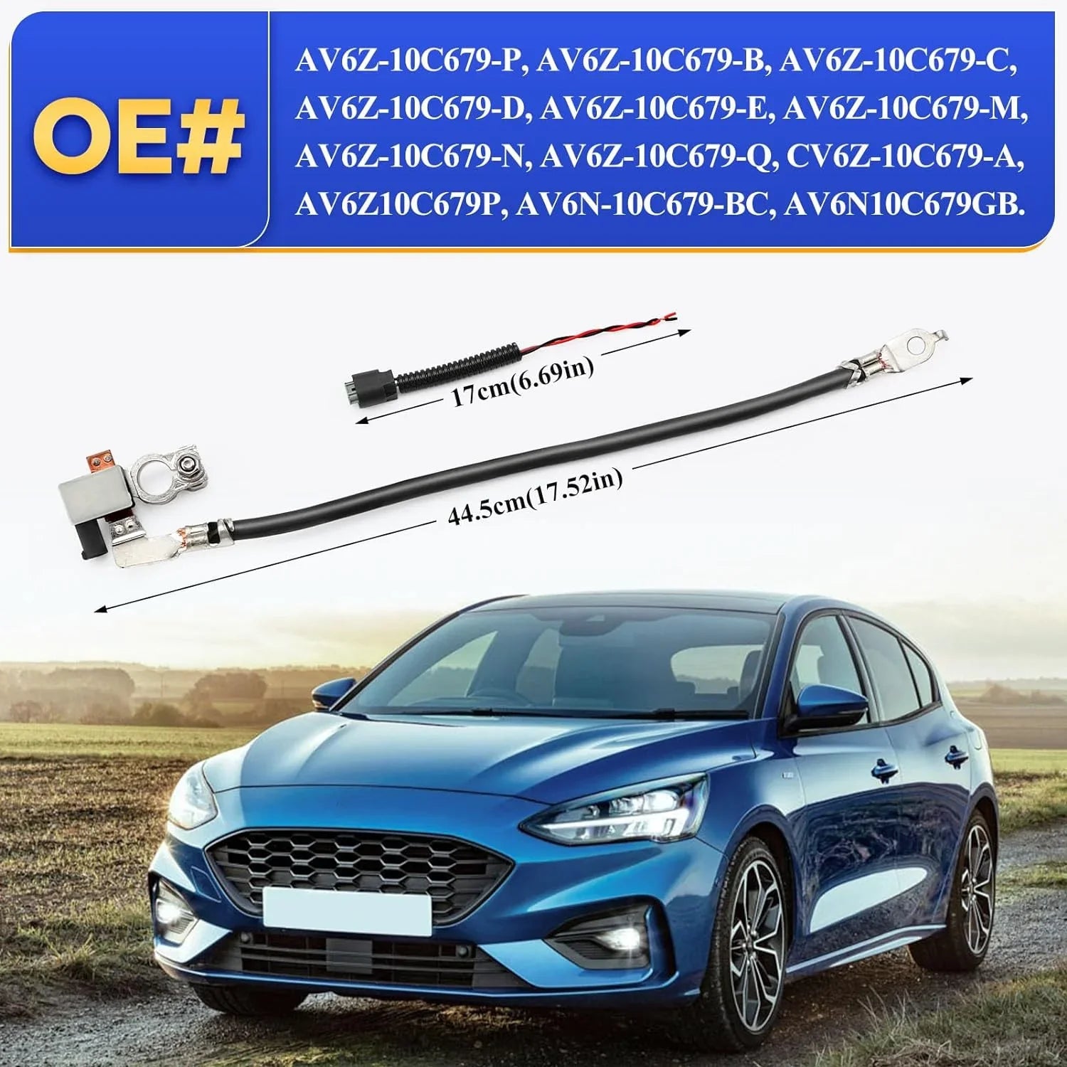 escape Battery connect 2012-2018 Ford AV6Z10C679B for transit focus AV6Z10C679P AV6Z10C679E AV6Z10C679D 2013-2017 Negative Cable AV6Z10C679C