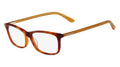 Square L2711-218 Eyeglasses Lacoste Acetate Havana Unisex Light