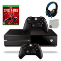 Console 500GB With Xbox 2 Original Included AXTION Spider-Man Bundle Game Controller Microsoft Gaming BOLT Black One Headset New Like