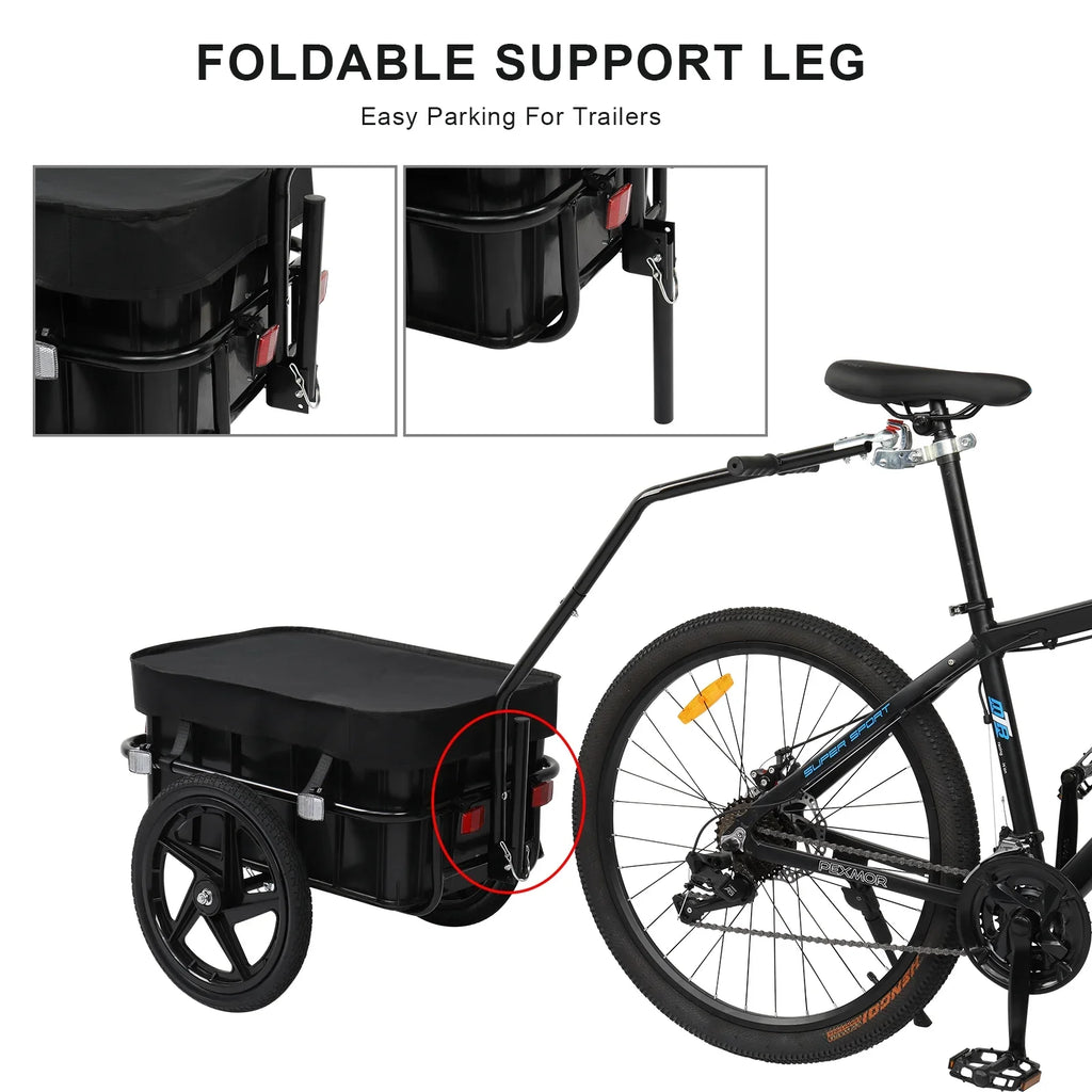 Wagon Trailer Trailer, Coupler Cover Waterproof PEXMOR Bike Cargo & Bicycle W/Universal