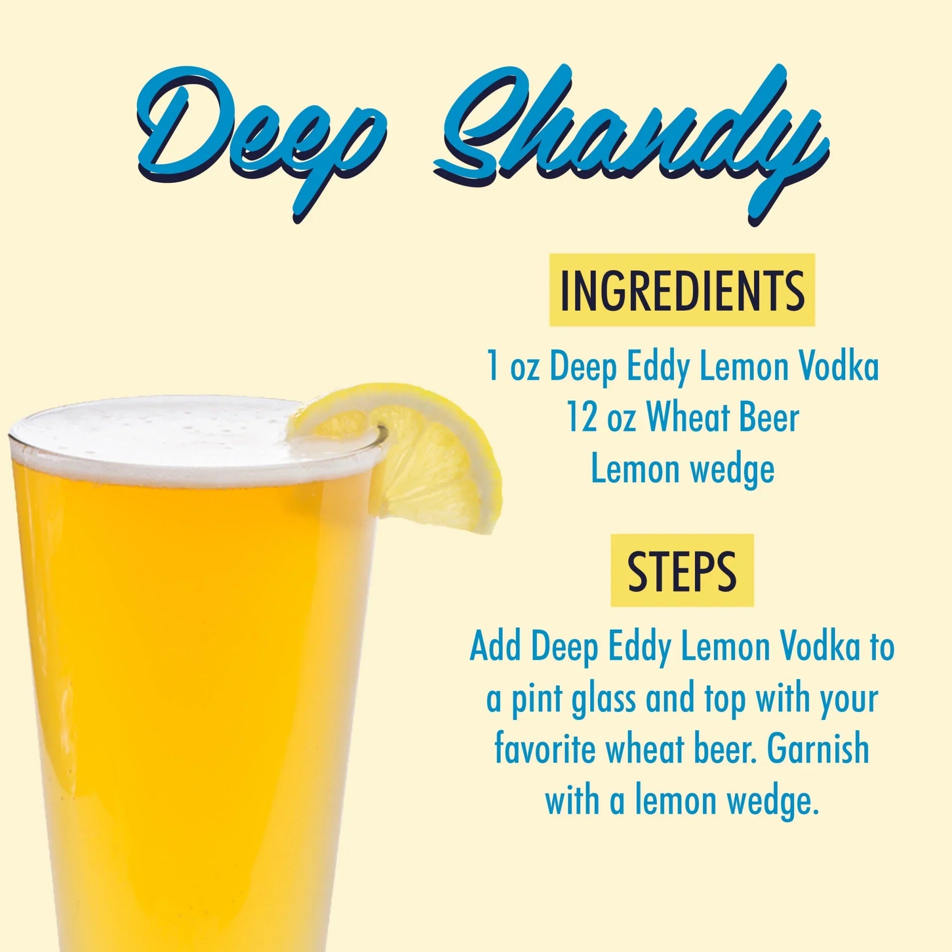 Flavored ABV Lemon Eddy Vodka, L Bottle, 1.75 35% Deep
