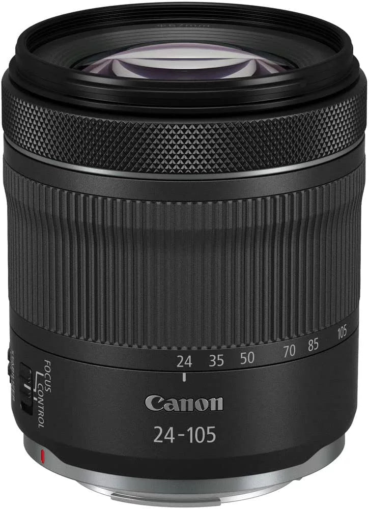 f/4-7.1 R5 RF Camera for IS Lens, Accessories Kit with 256Gb Batteries, 24-105mm LED Canon Light, EOS Card Bundle STM 3 High + Speed Memory Camera Mirrorless