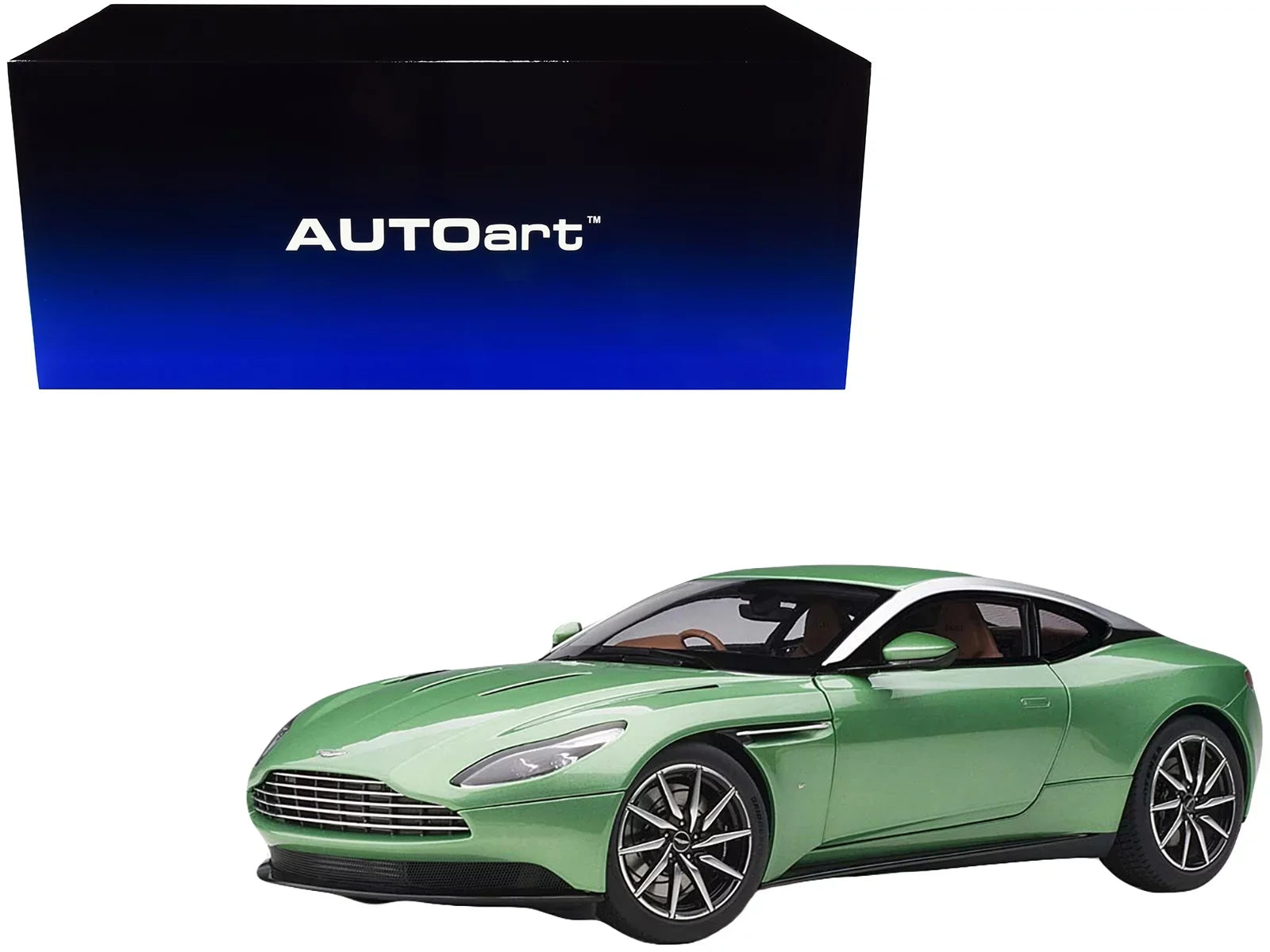 Car (Right Martin Drive) RHD Apple Aston 1/18 DB11 Metallic Autoart Hand by Green Model Tree