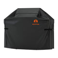 Oxford Broil weber,Brinkmann,Char Weather Cover Rip for Cover, Resistant, Heavy & Black) Duty 600D Dust x Grill x Roastove W etc.(UV Resistant, BBQ L H, Resistant)(72" Fabric & Grill Water 26" 51"
