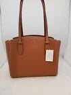 Leather Large WKRU6948 NWT Kate 3-Compartment Monet Brown Spade Tote $399