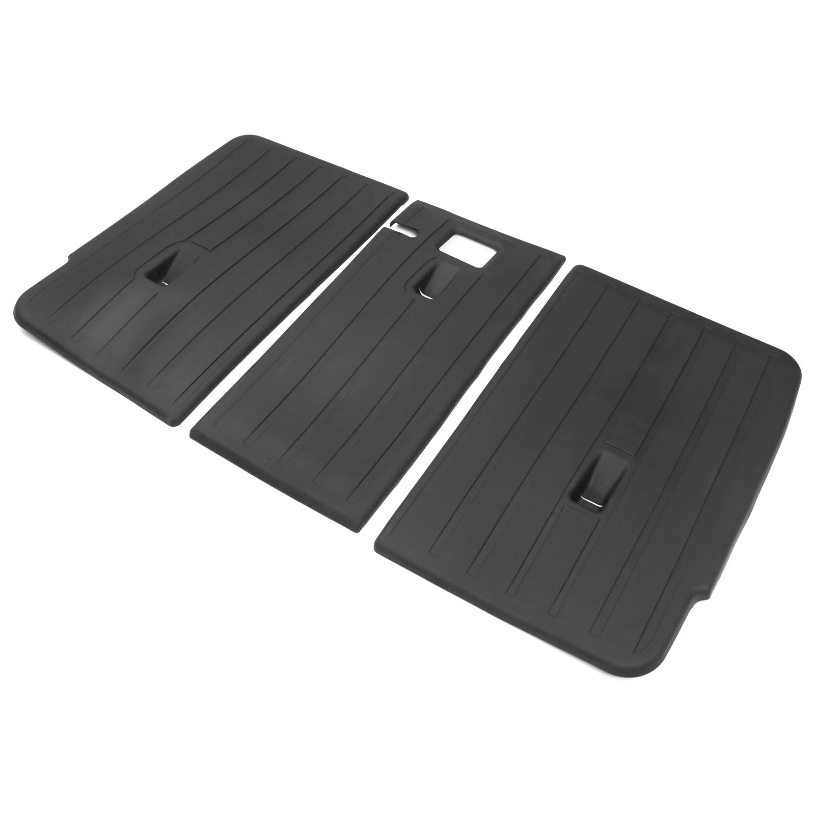 All Mat Waterproof Frunk 2020-2023 Trunk Cargo Covers Backrest Motorsports Ikon Black Model Protector with Y Injection TPE Mats + Tesla Trunk Liner Under Compatible Anti-Slip Weather Storage