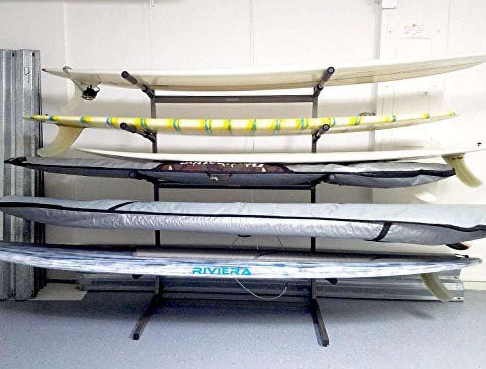 Stoneman Storage Surf 5 and Bronze Freestanding for Glacik Sports, G-210, Rack Tier SUP