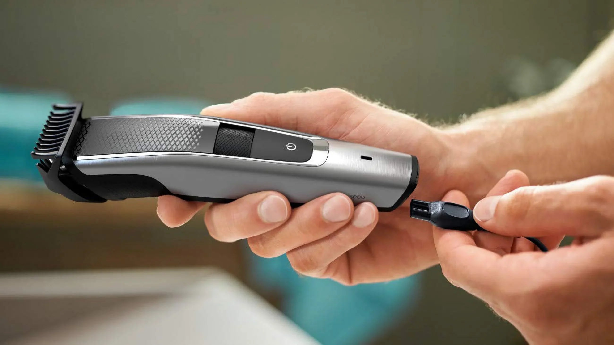 & Kit Beard Mustache Wet/Dry Norelco 5000 Multigroom Grooming Series Head Cordless Turbo-Powered All-in-One Trimmer