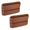 Organizer Pocket Gap Filler Box Seat Car Side Seat Car Console Brown Storage Multi-function 2pcs