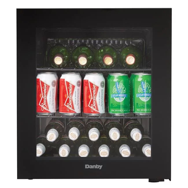 cu. Danby ft. Cooler, Free-Standing Wine Black 1.8