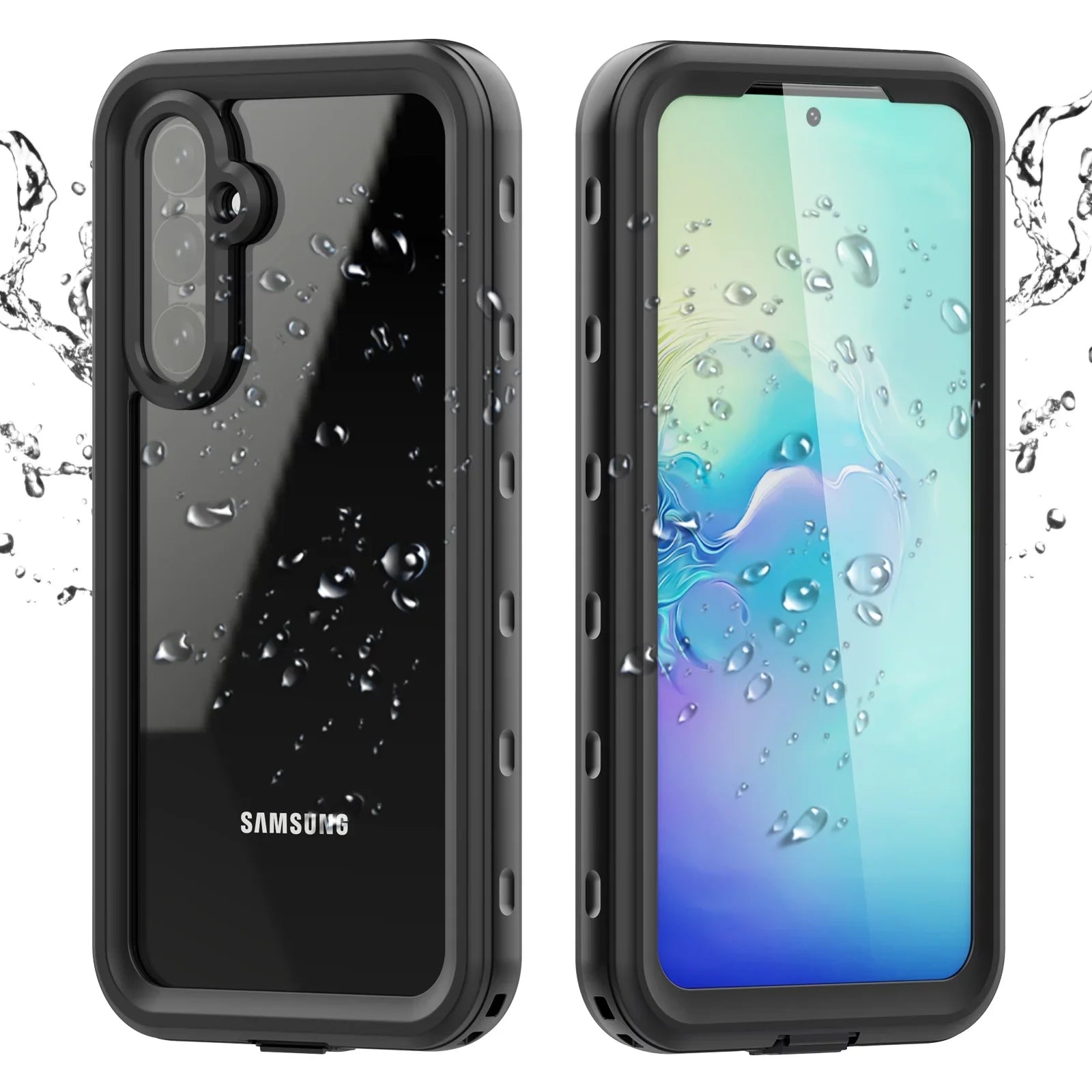 A54 ELEHOLD Protection for Screen Waterproof 5G Full-Body Built-in Shockproof 5G,IP68 for Waterproof Scratch-Resistant Case Samsung Underwater Rugged A54 Samsung Protector Galaxy Case Dustproof