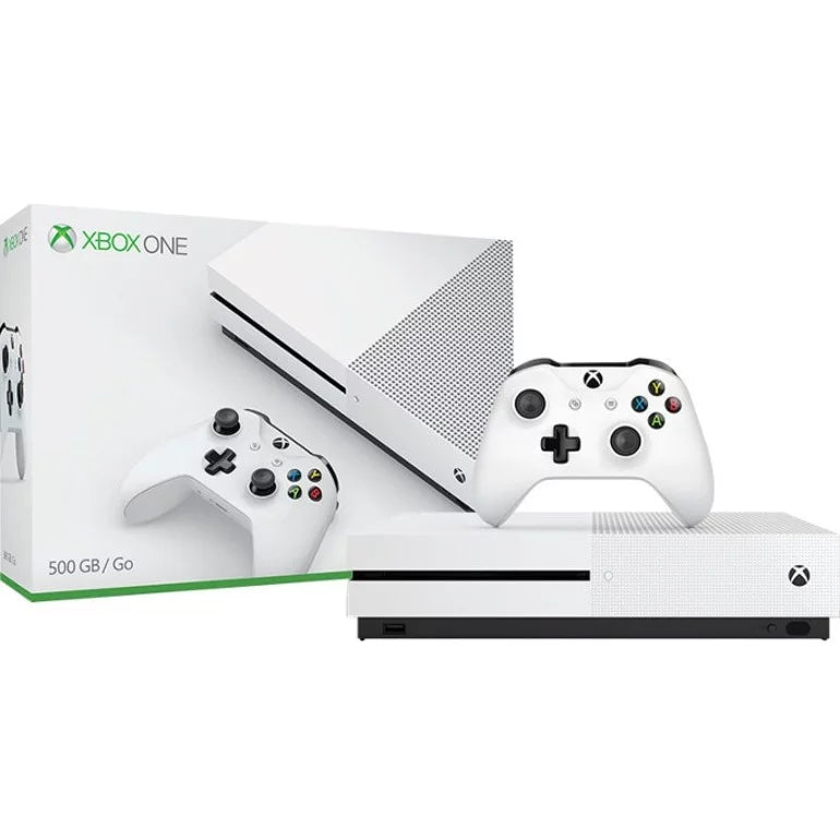Xbox OneS White 1TB Microsoft with HDMI Console Gaming Cleaning Kit