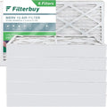 HVAC Filters (6-Pack) MERV Furnace 10x25x4 Air 13 AC Filterbuy Pleated