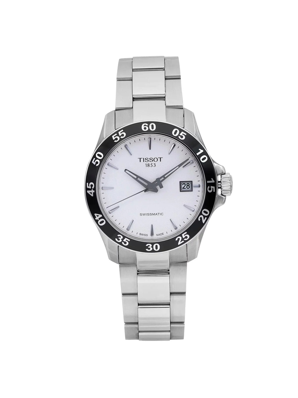 T106.407.11.031.00 Swissmatic Dial Tissot V8 Watch Steel Automatic Men Silver