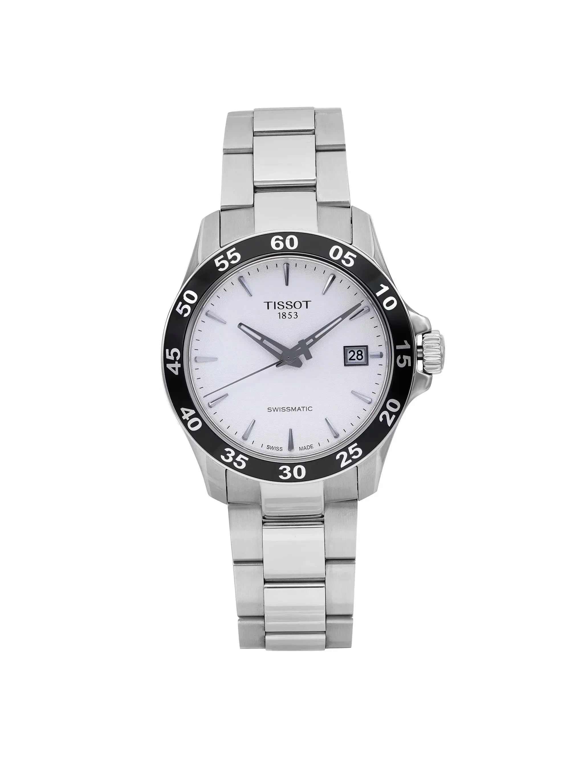 T106.407.11.031.00 Swissmatic Dial Tissot V8 Watch Steel Automatic Men Silver