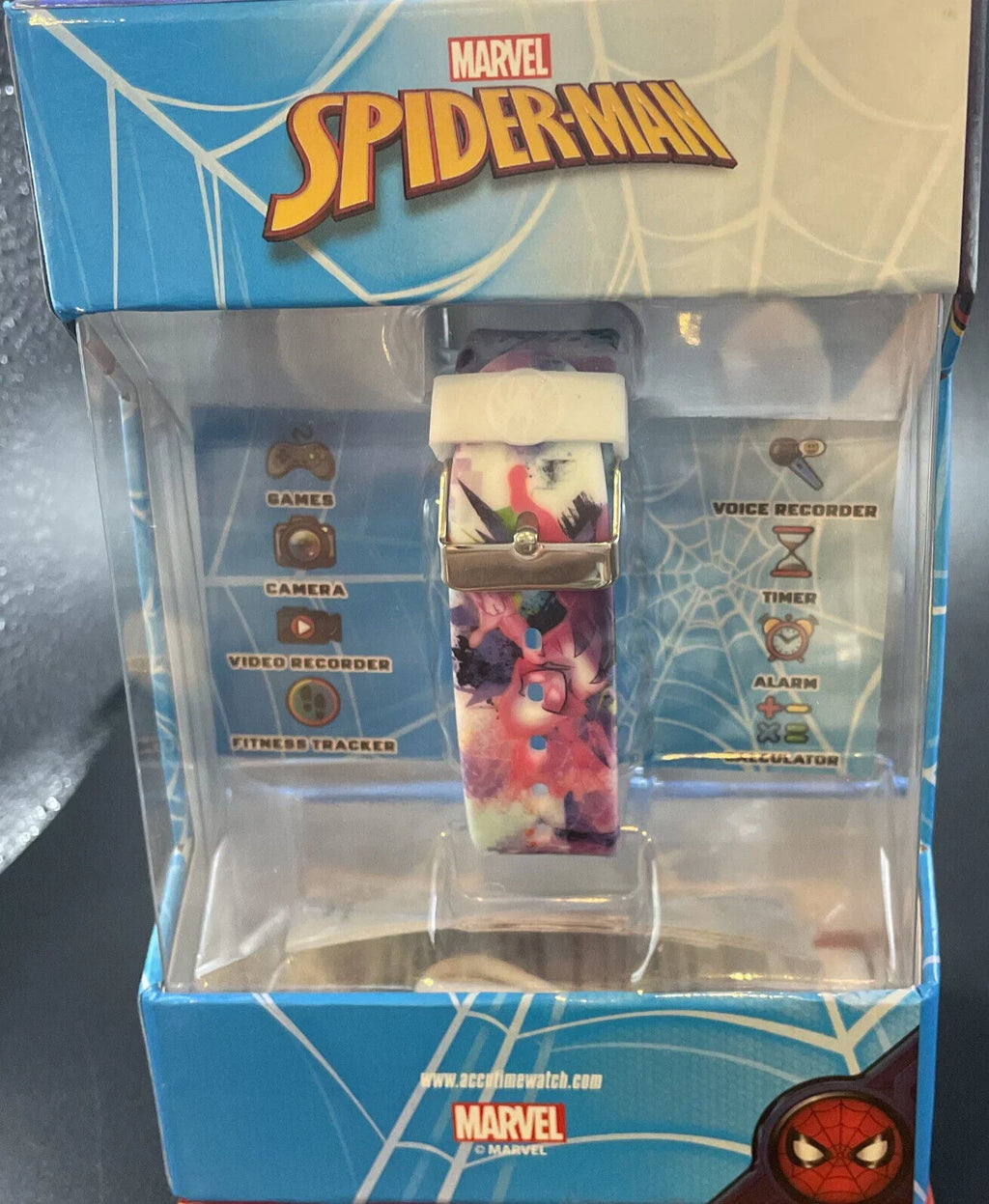 Digital Watch Spider Camera Video Ghost Interactive Gwen New USB Marvel
